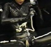 Bike latex blowjob Dark cloud latex sex Rubber dildoes